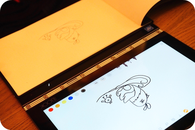 【3C】Lenovo 發揮創意，能讓小孩隨時隨地畫畫的好夥伴 Yoga Book ！！！ @捲捲頭 ♡ 品味生活